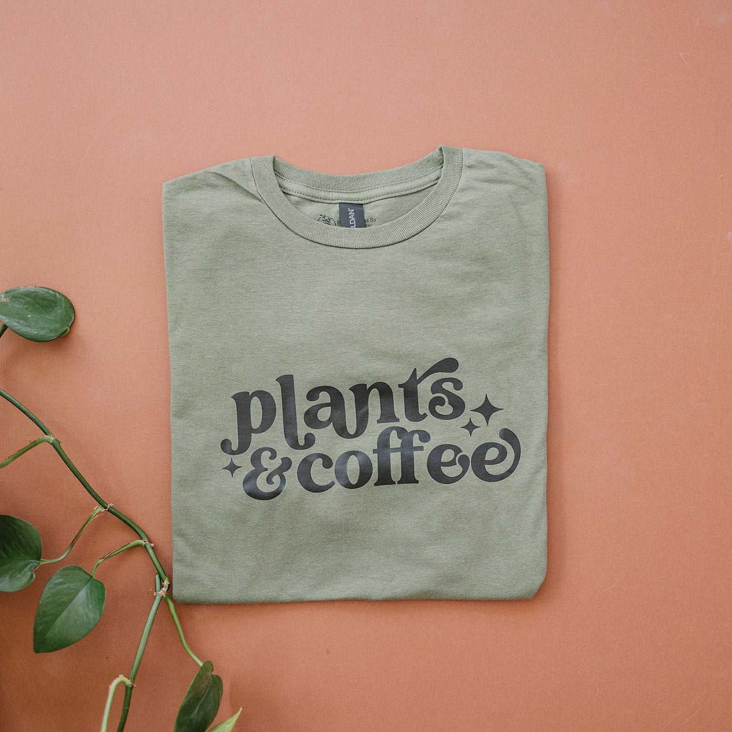 Plants & Coffee | Graphic Tee | Gifts for Plant Lovers