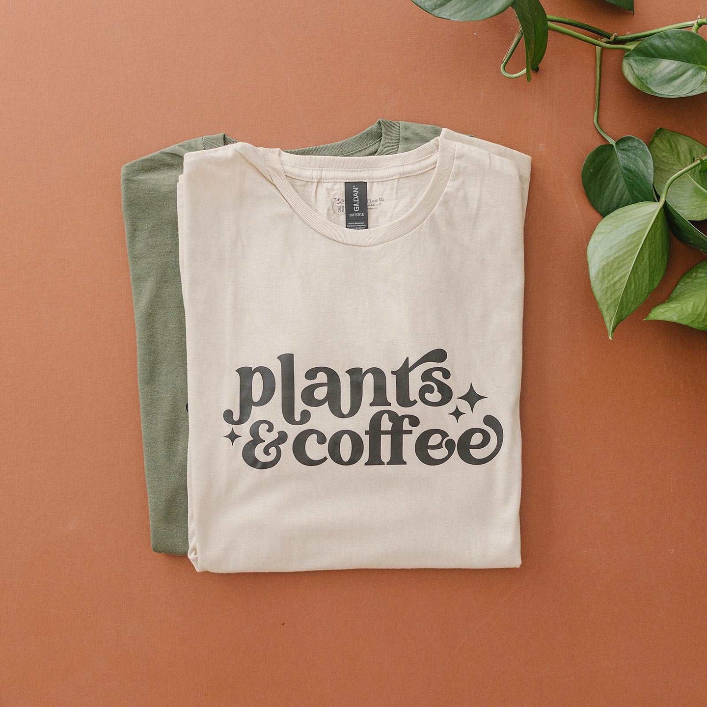 Plants & Coffee | Graphic Tee | Gifts for Plant Lovers