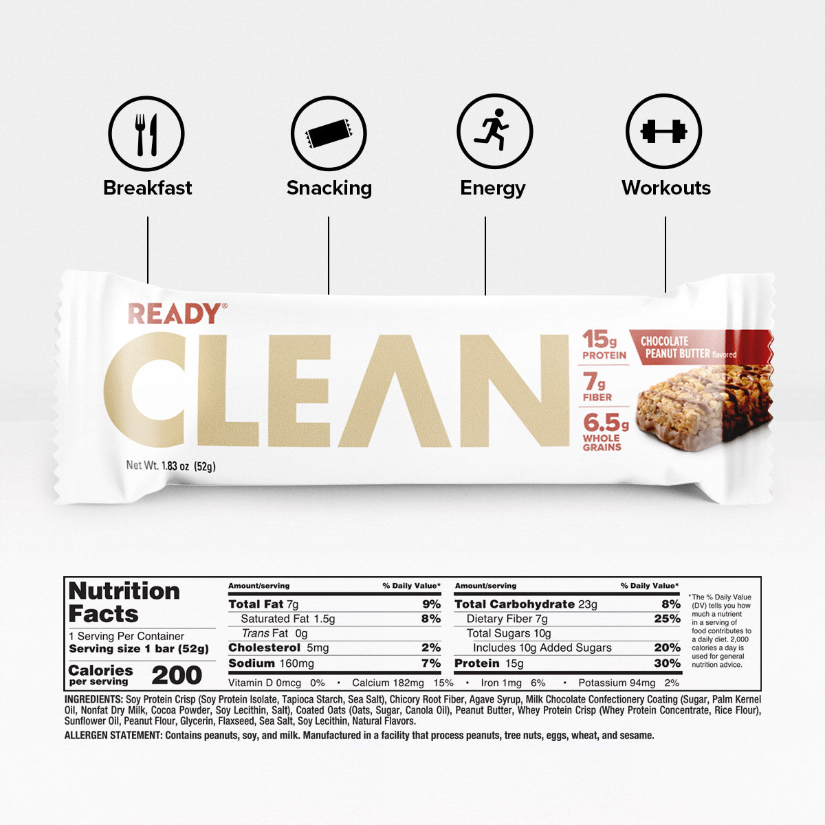 Ready® Clean Bar - Chocolate Peanut Butter